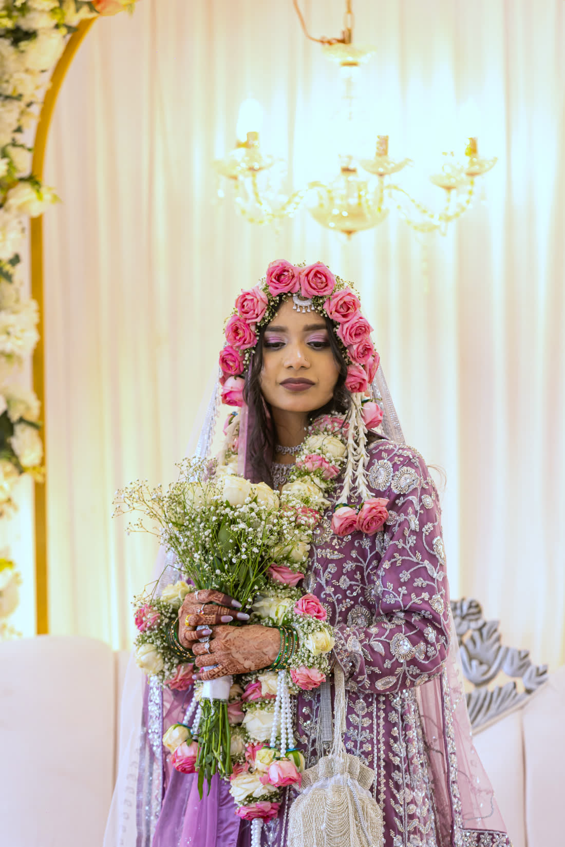 Lubna before the ceremony