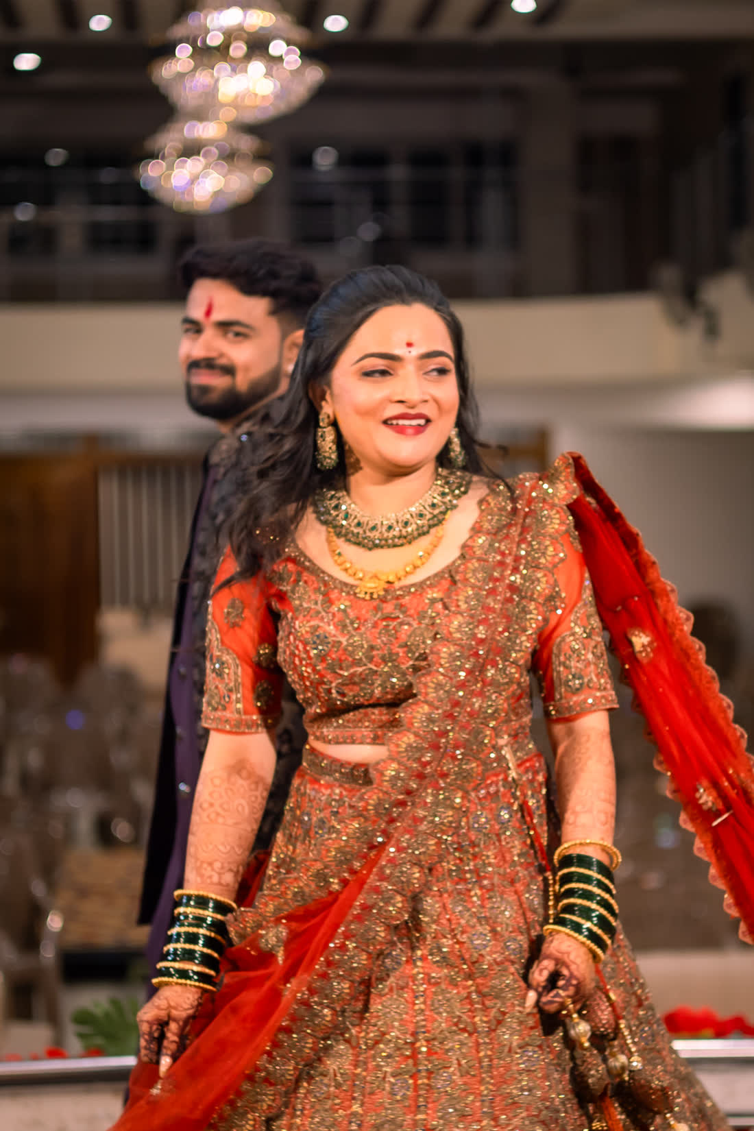 Sapna, full-length portrait