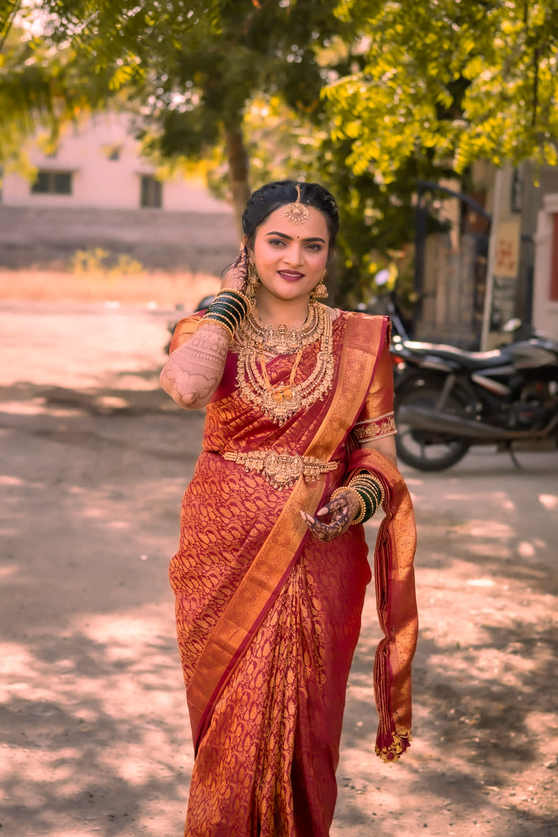 Sapna photographed outdoors