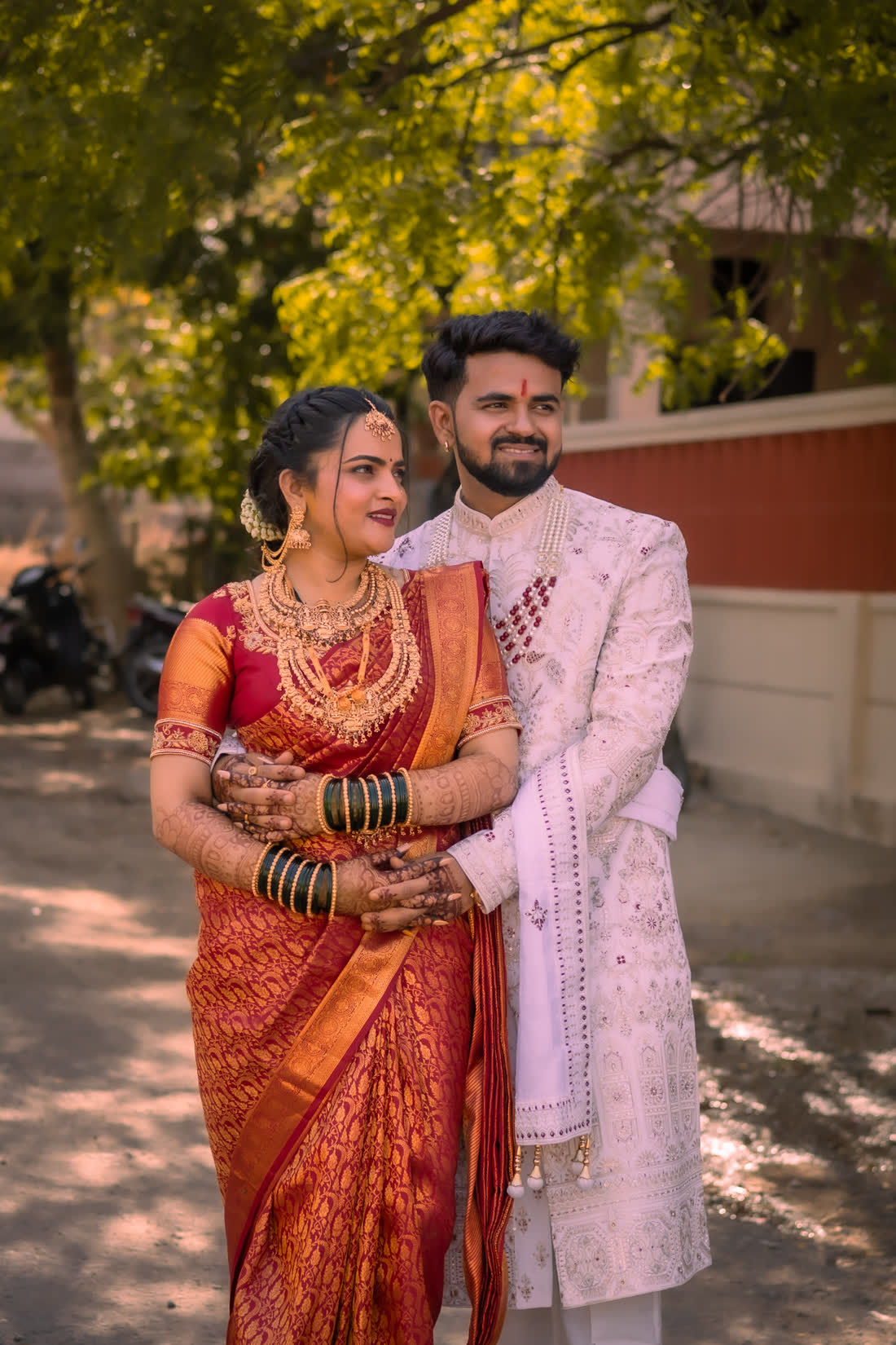 Sameer and Sapna walking together